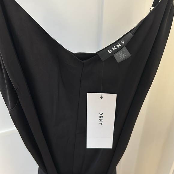 DKNY wide leg satin jumpsuit in Small - Picture 3 of 3